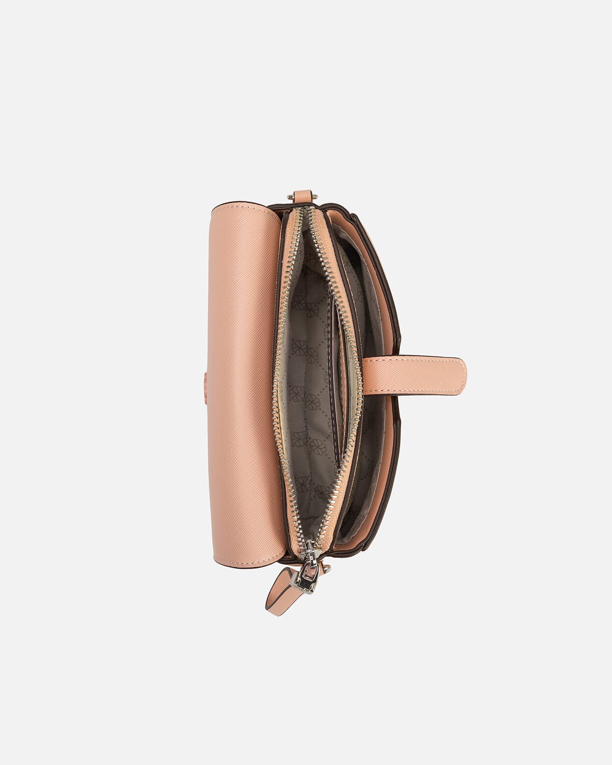 ‎ شنطة نسائية من الجلد بلون وردي